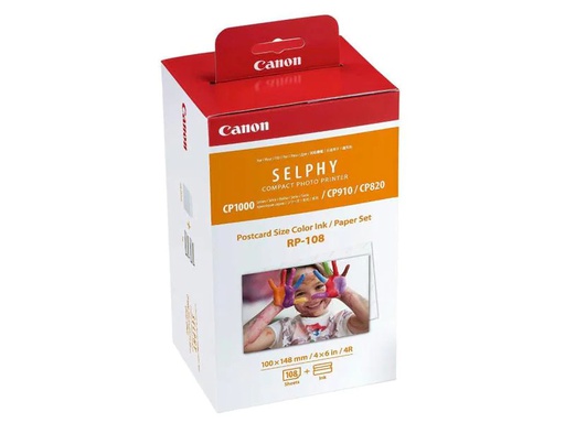 [90129059 596118] Canon Tinten- und Papierset RP-108 100 x 148 mm