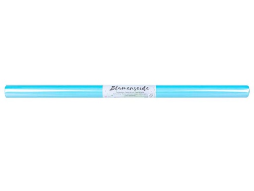 [90129240 1094652] Folia Seidenpapier Blumenseide, 50 x 70 cm Hellblau