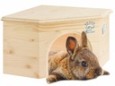 Resch Kaninchen Eckhaus 43 x 31 x 19 cm