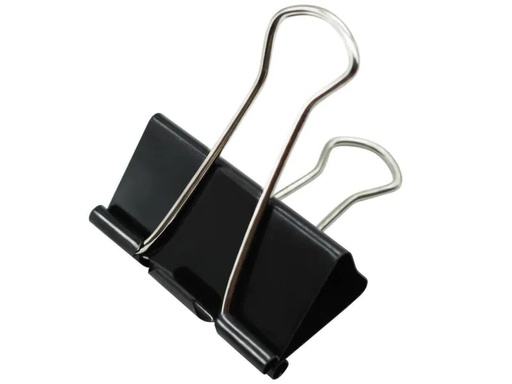[90129389 683323] maped Papierklemme 32 mm 12 Stück, Schwarz