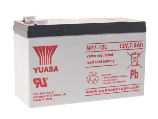 [90129640 223073] YUASA Ersatzbatterie NP7-12L