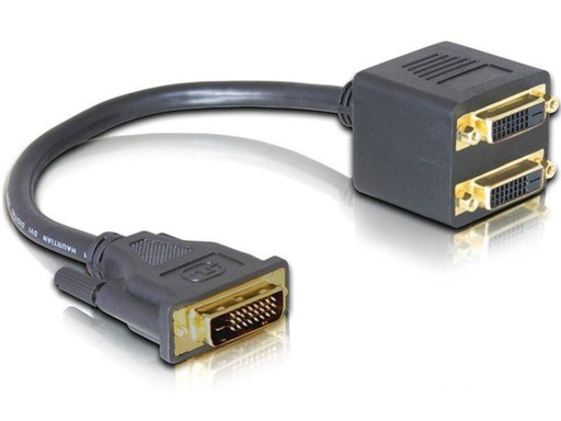 [90129665 104200] Delock 2-Port Signalsplitter DVI-D - DVI-D