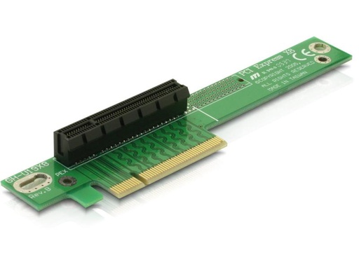 [90129732 620833] Delock PCI-E Riser Karte x8 zu x8, gewinkelt