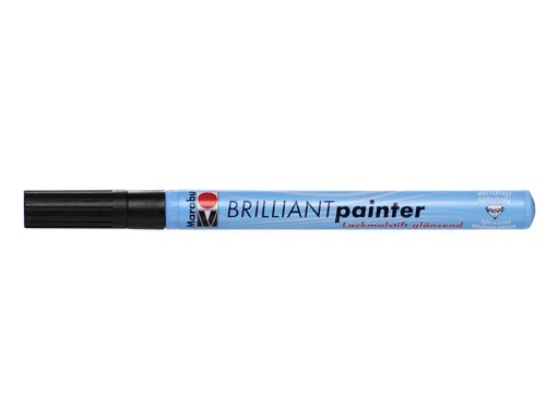 [90129819 574139] Marabu Permanent-Marker BRILLIANT painter Schwarz