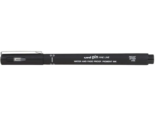[90129900 779971] Uni Fineliner PIN 0.3 mm, Schwarz