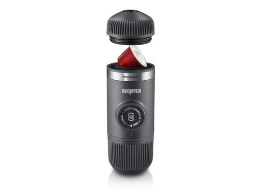 [90129924 956634] Wacaco Reisekaffeemaschine Nanopresso Bundle mit Nespresso Adapter