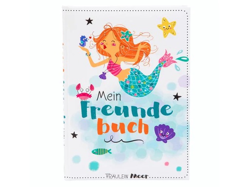 [90129925 1041080] Goldbuch Freundebuch Meerrjungfrau