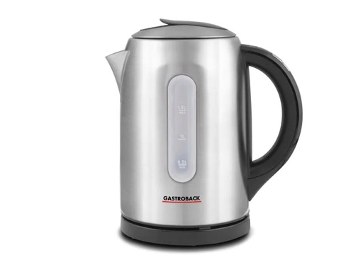 [90129973 539906] Gastroback Wasserkocher Colour Vision Pro 1.5 l, Silber
