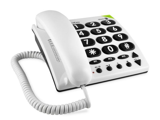 [90129996 187208] Doro Tischtelefon PhoneEasy 311c Weiss