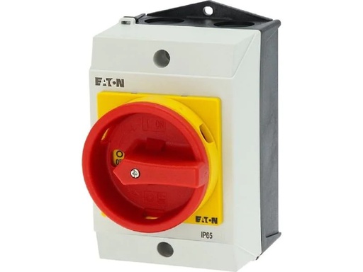 [90013004 1174596] Eaton Sicherheitsschalter 3 Polig  + N, 20 A T0, Rot