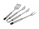 BBQ Dragon Grillbesteck-Set 3-teilig,  Silber
