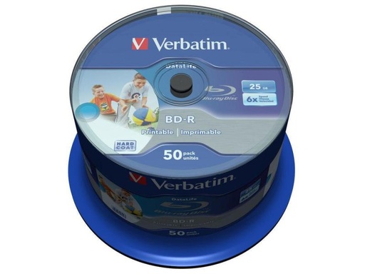 [90130424 301071] Verbatim BD-R 25 GB, Spindel (50 Stück)