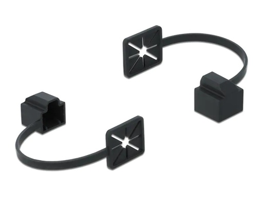 [90130473 1081477] Delock Blindstecker RJ45, mit Befestigungsclip 1 Stück