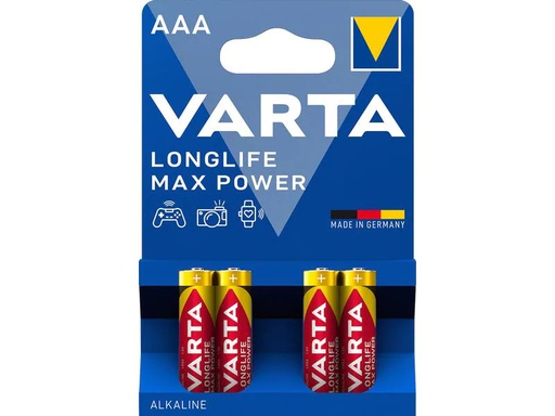 [90130480 37845] Varta Batterie Longlife Max Power AAA 4 Stück