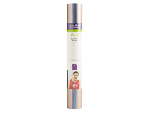 [90013041 926604] Cricut Aufbügelfolie Sportflex Metallics 30 x 30.5 cm, 3 Blatt