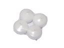 Herzog Kerzen AG Schwimmkerze Linsen Ø 5 cm, Weiss