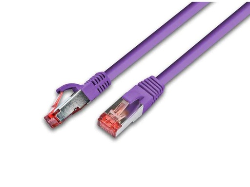 [90130710 149986] Wirewin Patchkabel RJ-45 - RJ-45, Cat 6, S/FTP, 0.5 m, Violett