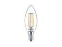 Philips Lampe LEDcla 40W E14 B35 WW CL ND 2PF Warmweiss