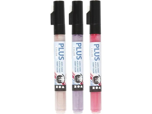 [90130726 981589] Creativ Company Acrylmarker Plus Color 3er Set, Rosatöne