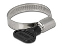 Delock Schlauchschellen-Set 25-40 mm, Schwarz 10 Stück