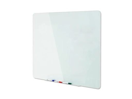 [90130780 265642] Bi-Office Magnethaftendes Glassboard 60 cm x 90 cm, Weiss