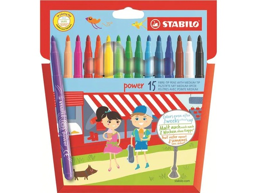 [90130840 1103460] STABILO Power, 15 Stück