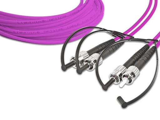 [90130913 1157718] Lightwin LWL-Patchkabel ST-ST, Multimode, Duplex, OM4, 20m