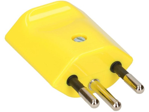 [90130964 1077399] Max Hauri Montagestecker 250 V, Gelb, 1 Stück
