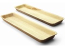 Sier Einweg-Schale Palm 9 x 2.5 x 33 cm, 10 Stück
