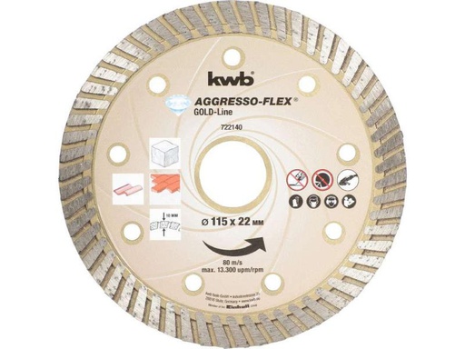 [90131089 492682] kwb Trennscheibe Gold-Line Diamant 115 mm