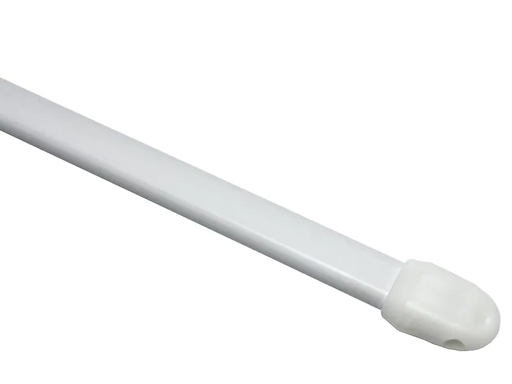 [90131168 1156026] Gardinia Vorhangstange flachoval, 30-50 cm 2 Stück, Weiss