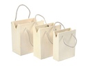 Creativ Company Holzartikel Tragtasche, 3 Stk.