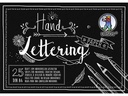 URSUS Zeichenblock Handlettering  A6, 210 g/m², 25 Blatt, Schwarz