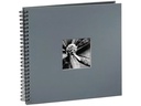 Hama Fotoalbum Fine Art 36 x 32 cm Grau, 50 schwarze Seiten