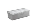 Paderno Gewürzspender 32 cm x 16 cm Edelstahl