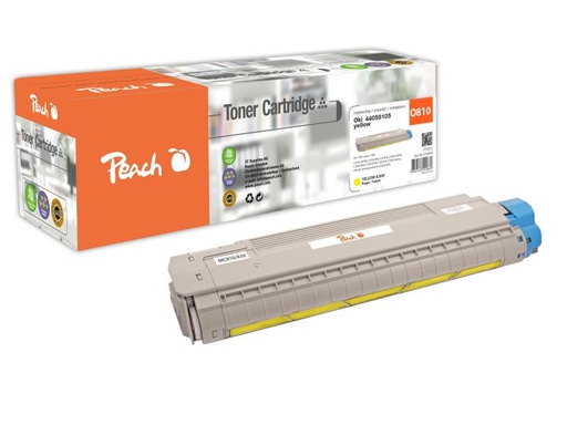 [90131365 348593] Peach Toner OKI 44059105 Yellow
