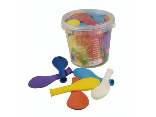 [90131525 731898] Papstar Luftballon Mehrfarbig, 100 Stück