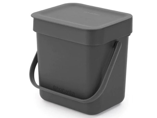[90131532 988927] Brabantia Komposteimer Sort &amp; Go 3 l, Grau