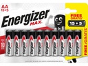 Energizer Batterie Max AA 15+5 Stück