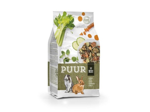 [90131632 873379] Witte Molen Hauptfutter Puur Gourmet-Müsli für Kaninchen, 2 kg
