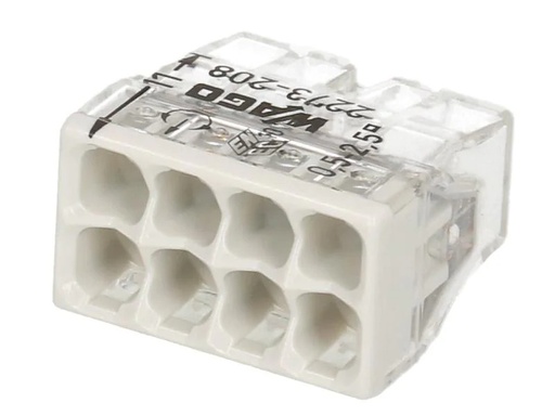 [90131829 941741] WAGO Steckklemme Contact COMPACT 8-fach, 4 Stück