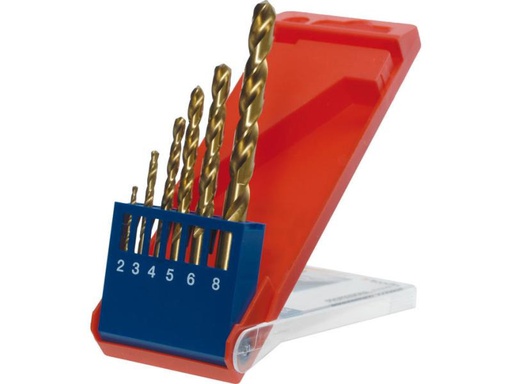 [90131878 492138] kwb Bohrer-Set Titan HSS 2-8 mm 6-teilig