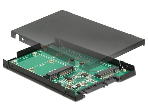[90131918 561335] Delock Konverter 2.5″ M.2 / mSATA zu SATA Adapter