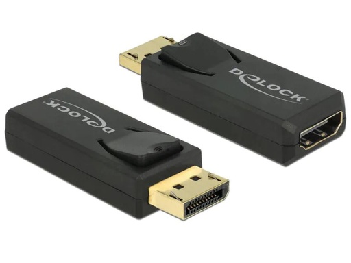 [90131962 615370] Delock Adapter Displayport - HDMI aktiv, 4K, schwarz