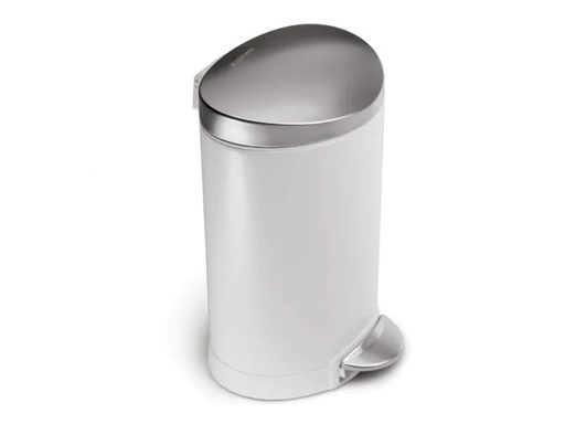 [90013176 887345] Simplehuman Treteimer CW1867 10 Liter, Weiss, fingerprint-proof