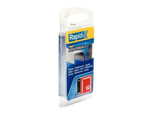 [90132079 870222] Rapid Feindrahtklammer Typ 53, 6 mm 1080 Stück