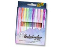 Folia Gelschreiber Black Style Pastell 10 Stifte