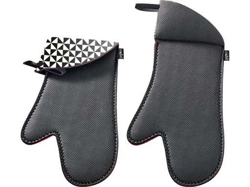 [90132216 359134] Moha Küchenhandschuh Maxi Protector Rot/Schwarz