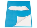 ELCO Schulheft A4, Blanko, Blau/Weiss