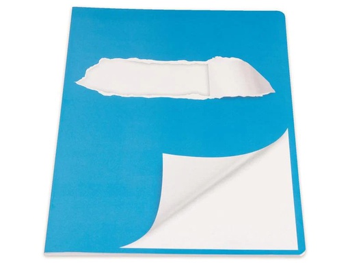 [90132257 1132522] ELCO Schulheft A4, Blanko, Blau/Weiss